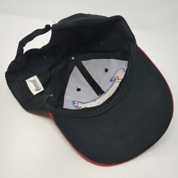 Summit Racing Equipment Lightning U.S. Flag Strapback Baseball Cap Black OS - Picture 7 of 10